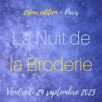 Septembre 2023: 25ème Nuit de la Broderie: et si on mettait une touche de patch ?